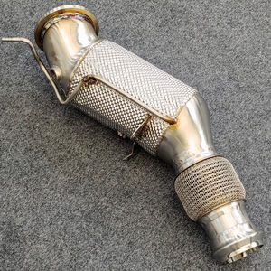 Downpipe de Flujo <span class=keywords><strong>Libre</strong></span> con Escudo Térmico y Catalizador OEM de Fábrica MM para BMW B48/B46 120i, 220i, 230i, 320i, 330e, 330i, 420i, 430i, 630i, 730i - Product Image 4