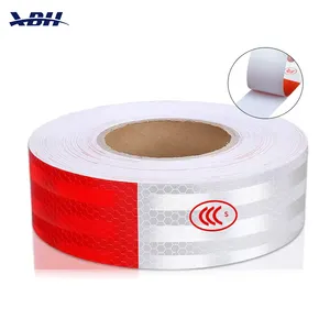 High Quality 3m PVC Reflective Tape Roll Warning Sign Sticker for Truck Cars Trailers Vehicles