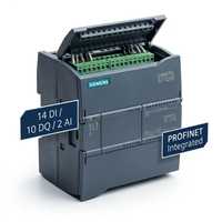 Controlador PLC Siemens S7-1200 Nuevo, 6ES7214-1AG40-0XB0 CPU 1214C 14DI 10DO 2AI DC 20.4 -28.8V 150KB Memoria Módulo CPU