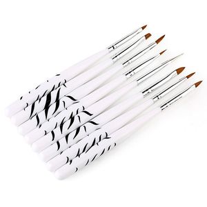 DIMICO-Ensemble de 8 pinceaux à ongles <span class=keywords><strong>pour</strong></span> manucure, kit d'outils en gel <span class=keywords><strong>pour</strong></span> la peinture - Product Image 6