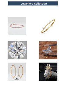 Brazaletes de Oro Amarillo de 14K con Diamantes Reales Certificados por IGI, Acabado Pulido, Claridad VS1-VS2, Multiformas, Clásicos, Étnicos y Finos - Product Image 5