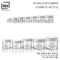 Pot à baume à lèvres mini transparent personnalisé en PETG 3g 5g 10g 15g 20g avec bouchon à vis 205g, contenant cosmétique pour crème visage et yeux, masque, sel corporel