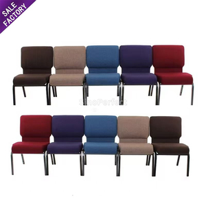 Chaise d'église empilable personnalisée pour banquets et événements, chaise rembourrée pas chère pour mariages, cérémonies et conférences, vente en gros - Product Image 3