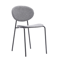 Chaises de Restaurant en plastique pp empilables avec pieds en métal, design Original de haute qualité DC-1433