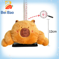 Nouvelle Peluche Animale Moelleuse en Coton Kapibala Capybara, Jouet Kawaii Anti-Stress, Compagnon de Câlin pour les Amoureux des Capybara