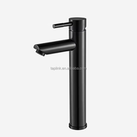 Robinet de cuisine et salle de bain monotrou à montage sur plan, design moderne, poignée unique, fonction doseuse, en acier inoxydable 304, finition chromée