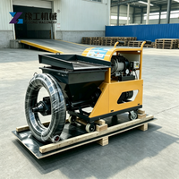 Pistolet de pulvérisation pour machine à plâtrer avec buse rotative pour les zones de plafond difficiles d'accès