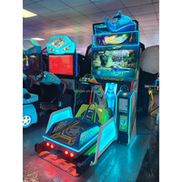 Machine de jeu de course - Grande salle de jeux vidéo, divertissement, fonctionnement à pièces, bois et acrylique, 110/220V, garantie de 12 mois