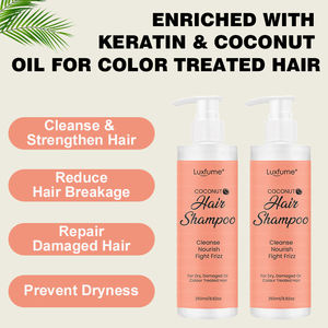 Champú hidratante <span class=keywords><strong>sin</strong></span> sulfato Curl Nourish para evitar roturas Champú para cabello rizado - Product Image 3