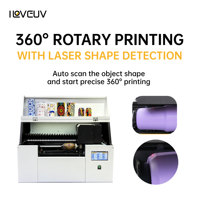 Imprimante UV cylindrique A3, machine d'impression UV rotative 360° °   Impression pour gobelets, bouteilles d'eau, tasses – Sans fabrication de plaques