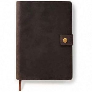 Libreta de Direcciones A3 con Espiral y Portaplumas, Cubierta de Cuero Suave, 80 Hojas, Uso Promocional Premium AF - Product Image 1