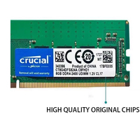 Memoria RAM DDR4 para computadora de escritorio, 4GB 8GB 16GB 2400MHz/2666MHz, Single Rank CL22 1.2V, Sin Búfer, 260 Pines, REG ECC, ORIGINAL, en Stock