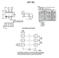 Diode TVS bidirectionnelle Leiditech LM-PE1805C4C6N SOT-363 5V 0.8pF pour l'électronique grand public et les équipements de communication 854110