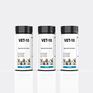 수의사 건강 쉬운 테스트 수의학 기기 10 매개 변수 소변 검사 스트립 (Vet-10) 개와 고양이 용 - Product Image 3