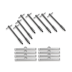 Juego de Válvulas Tipo T de 16 Piezas de Acero para Reparación y Reemplazo de Motores Chevrolet 265 283 302 305 307 327 350 400 - Product Image 1