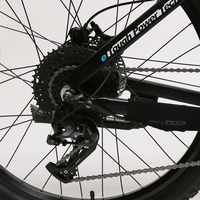 Vélo électrique de ville TXED 27,5 pouces, suspension intégrale, moteur arrière sans balais 48V/500W