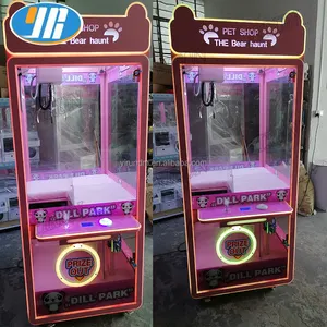 Özel Mini pençe makinesi kişiselleştirilmiş japon Mini vinç sikke işletilen Arcade itici