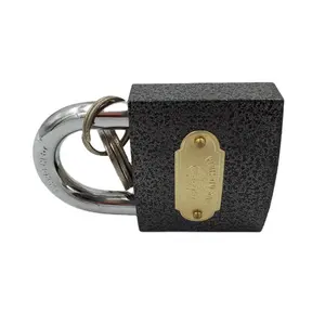 20mm black color powder coating factory travel mini small black padlock with engraved logo skin card padlock