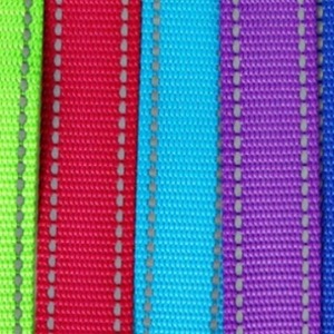 Ensemble collier et laisse pour chien en nylon réfléchissant rembourré en néoprène, collier et laisse durables pour promener les animaux, vente en gros - Product Image 6