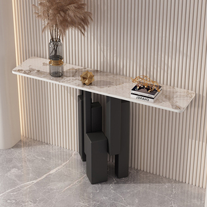 Tavoli Console di Design Nordico per <span class=keywords><strong>Ingresso</strong></span> e Soggiorno, <span class=keywords><strong>Mobile</strong></span> Decorativo Espositivo, Tavolo d'<span class=keywords><strong>Angolo</strong></span> - Product Image 6