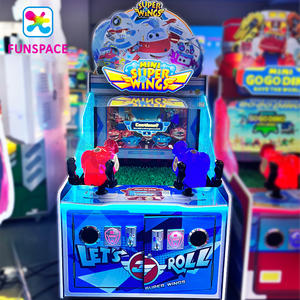 Terrain de jeu interactif de jeu à pièces Mini équipe de plongée active Jeu de tir au pistolet à eau Petite machine d'arcade - Product Image 5