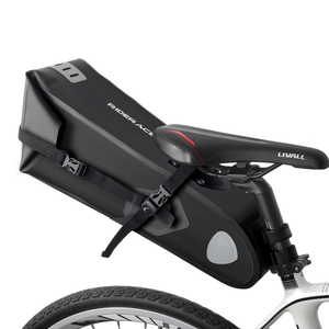 RIDERACE-sacoche de selle de vélo de route étanche 10L pour VTT, grande capacité, pliable, queue arrière, coffre - Product Image 1