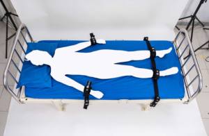 ベッド拘束下の患者の身体保護医療手錠足カフBDSMボンデージ拘束磁気制御拘束ベルト - Product Image 2