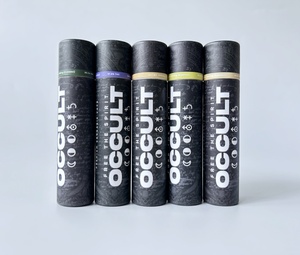 Tube en papier enroulé personnalisé en gros, imprimé avec lettres, multi-tailles, en boîte fantaisie - Product Image 5