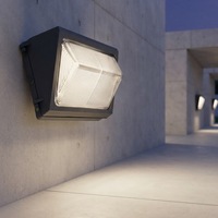 Luminaire mural LED 90W, ETL IP65, étanche, avec cellule photoélectrique, pour extérieur, sécurité commerciale, entrepôt, garage