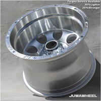 JUWA F82654 Llantas de Aleación Todoterreno Cóncavas Profundas 15x10 16x10 en ET -44 5x114.3 6x139.7 para Toyota Mitsubishi