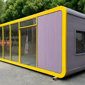 مقصورة فاخرة صديقة للبيئة ، وحدات منزل فيلا قابلة للطي للتخييم ، هيكل أخضر منخفض التكلفة ، بناء سريع لغرفة النوم - Product Image 6