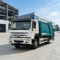 Camion à ordures compacteur Sinotruk HOWO 4X2 16CBM, camion de collecte des déchets