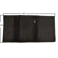 Dompet gantungan kunci ritsleting kartu ramping kamuflase remaja kustom kualitas tinggi Dompet pria lipat tiga Oxford grosir