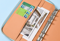 Carnet de notes luxueux en cuir relié à la main avec fermeture éclair, format A5, couverture de journal, organiseur, planificateur, cadeau