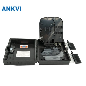 กล่องกระจายไฟเบอร์ออปติก 16 พอร์ต FQX-015 IP66 สำหรับติดตั้งภายนอกอาคาร ABS แบบติดผนัง FTTH FDB - Product Image 1