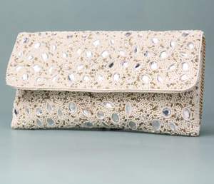 Bolsos de Mano Modernos con Cristales Bordados, Bolso de Noche Tipo Clutch para Bodas y Regalos - Product Image 1