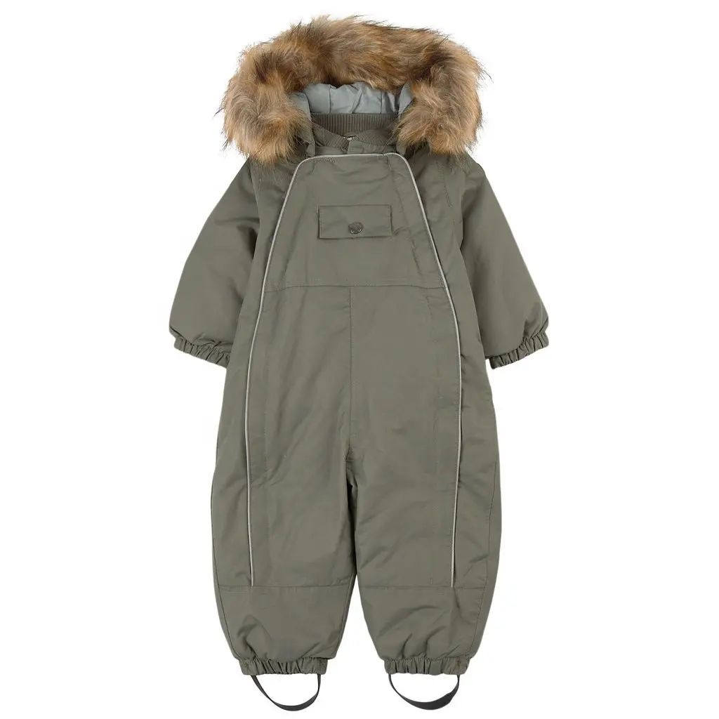 Atacado personalizado bebê snowsuit grosso inverno desgaste macacão macacão para crianças