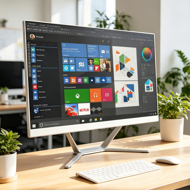 All-in-one PC I3 I5 I7 Desktop All in One Computer Office 23.8inch Desktop Computer for Home and Office Editing