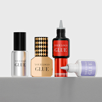 Colle pour extensions de cils personnalisée, hypo-sensible, résistante à l'eau, séchage rapide, colle liquide sensible en flacon, adhésif pour cils