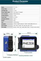 Imprimante jet d'encre portable dernière génération 2026 XP600 compatible PC11Pro pour marquage de bouchons de bouteilles, seaux en plastique et feuilles d'aluminium