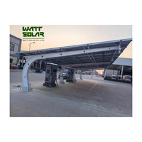 Watt Solar Free Design Aluminium Easycarport Système de montage d'abri solaire Pv Structure de stationnement 5kW 10kW pour 1 ou 2 voitures