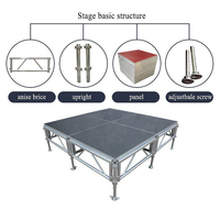 Fermes de toit en aluminium préfabriquées Dj Truss d'éclairage Truss en aluminium suspendu Led Screen Backdrop Stage Truss System