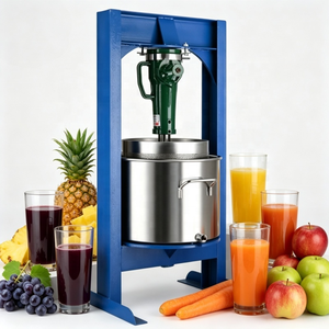 Presse manuelle industrielle pour fruits et vin avec panier en acier inoxydable pour la production de jus, de <span class=keywords><strong>cidre</strong></span>, de miel et de suif - Product Image 5
