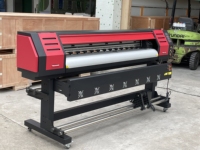Imprimante grand format à solvant 1,8 m avec têtes d'impression XP600 I1600 I3200 2400 DPI pour impression de bannières, vinyles, toiles et autocollants