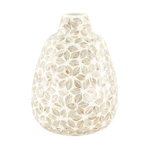 Luxury Mother of Pearl Inlay Decorative Vases Capiz Shell Inlay Table Vase <b>Mosaic</b> Mother of Pearl Shell Vase for Home Decoration - Product Image 3