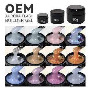 Groothandel Professionele Nagel Levert Hoge Heldere Lage Warmte Glitter Medium Dik Beeldhouwen Uv Gel Uw Logo Harde Gel Voor Nagels - Product Image 2