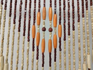 Rideau de <span class=keywords><strong>porte</strong></span> en perles de bois personnalisable, écran en bambou, pare-soleil mural en bambou - Product Image 3