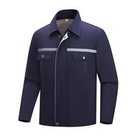 Haut de travail en coton 100% imperméable, tissu épais brossé, uniforme de sécurité avec bande réfléchissante, modèle MC-0535