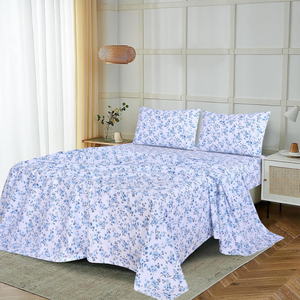 Ensemble de literie 4 pièces pour hôtel et hôpital de luxe 100% coton | Drap de lit, taie d'oreiller et housse de couette | Draps de lit d'hôtel durables - Product Image 5