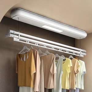 Home balcony intelligent remote control telescopic customizable multifunctional single function electric <b>drying</b> <b>rack</b> - Product Image 2